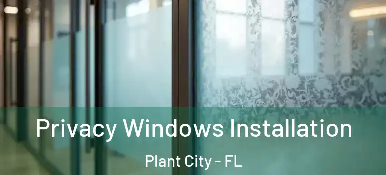  Privacy Windows Installation Plant City - FL