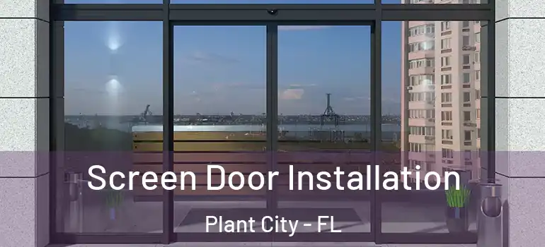  Screen Door Installation Plant City - FL